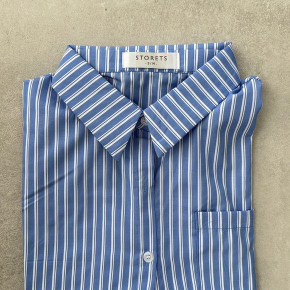 STORETS MAXIN PINSTRIPE SHIRT - Picture 5 of 6